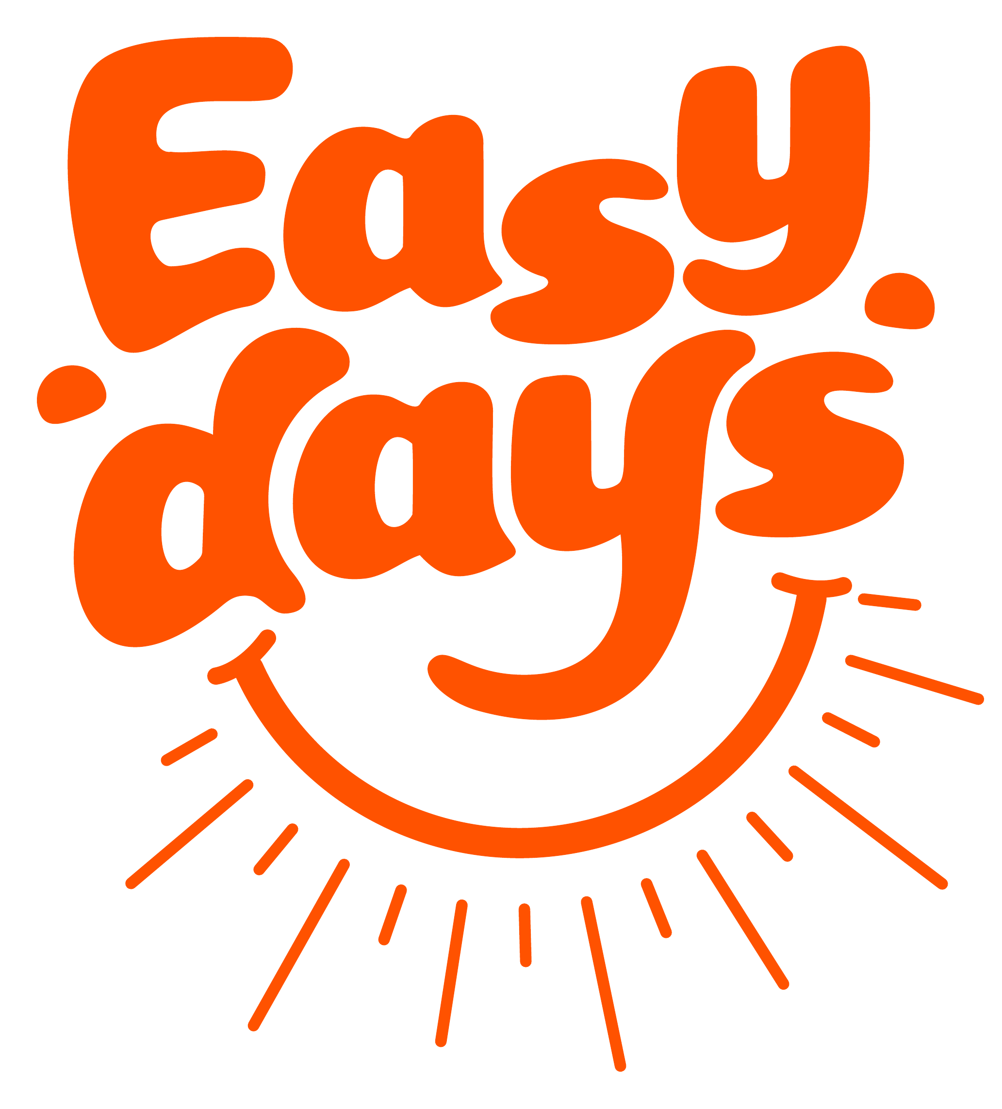 Easy Days One color orange artwork