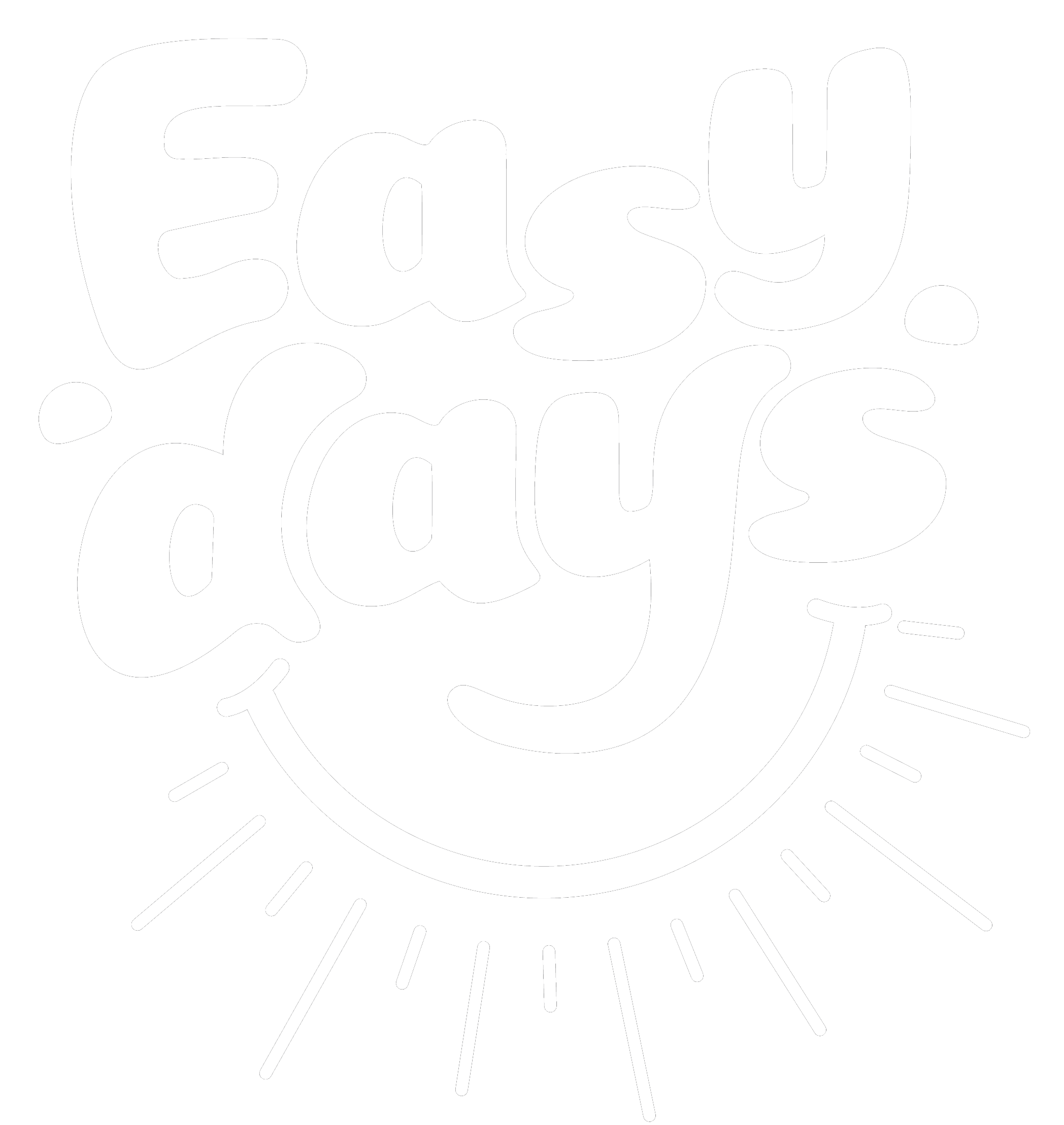 Easy Days Reverse white artwork
